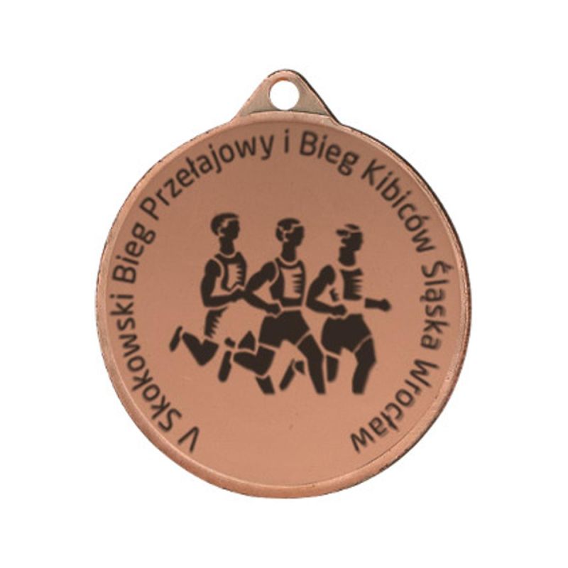 Laser-engraved steel medal – RMI