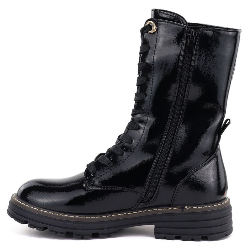 Jezzi Stivali patent leather ankle, insulated, Jezzi