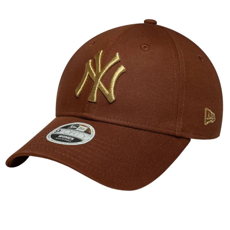 New Era Women’s Metallic Logo 9FORTY New York Yankees Cap 60915780 Brown OSFM