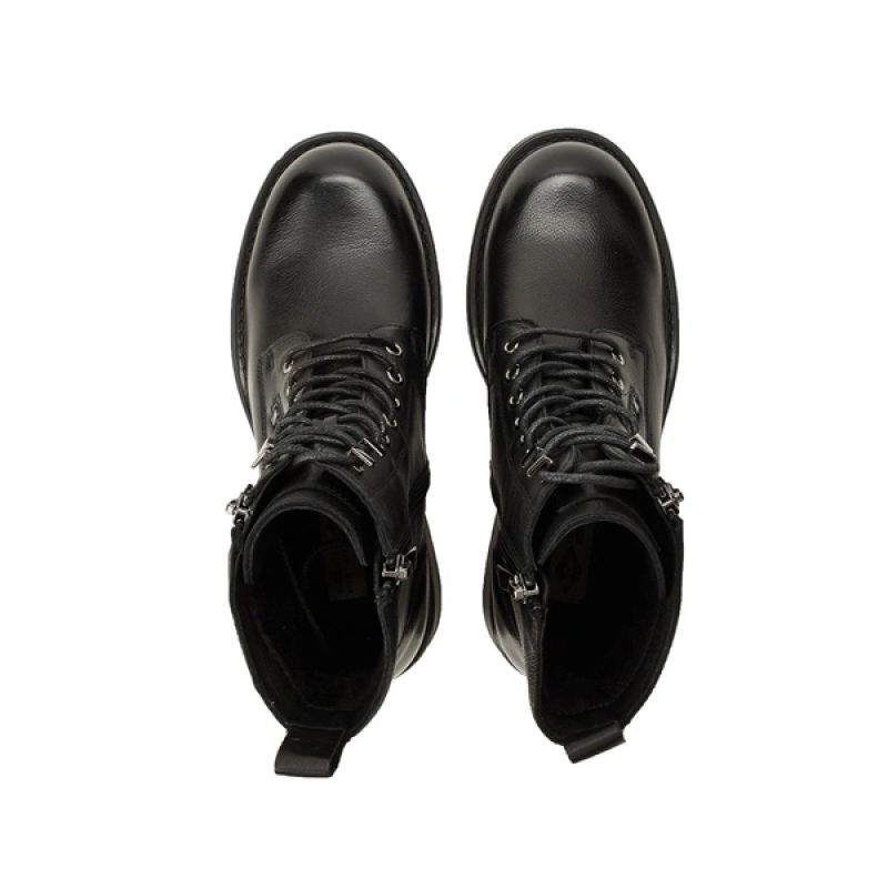Lee Cooper Stivali ankle zipper ankle boots natural leather
