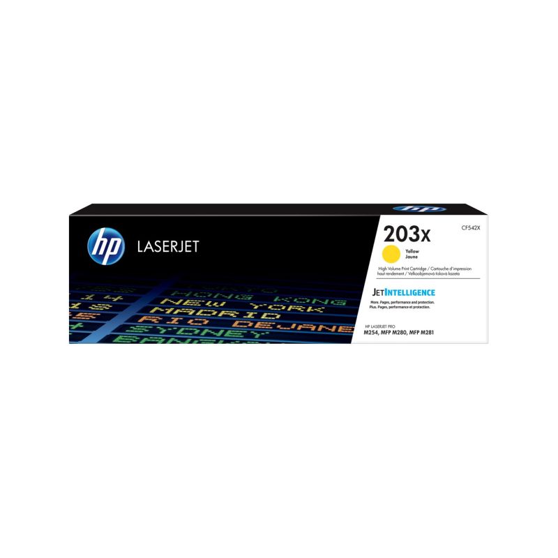 HP LaserJet 203X original high capacity yellow toner cartridge