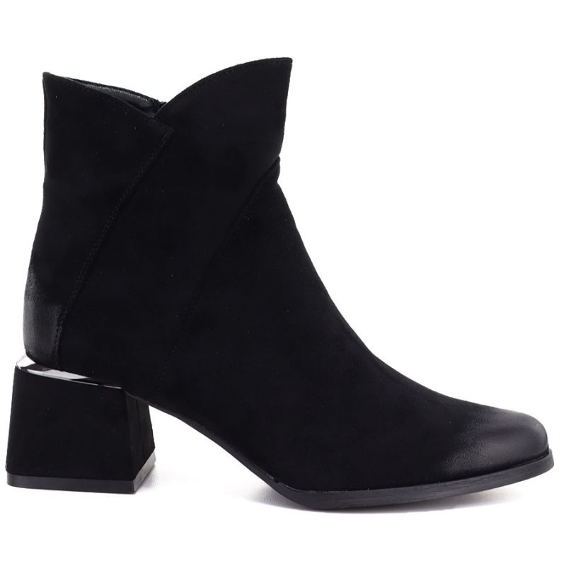 Potocki Stivali suede high-heeled ankle Potocki