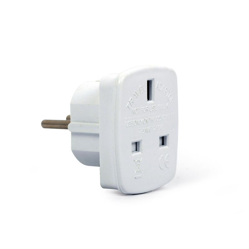 GEMBIRD A-AC-UKEU-001 Adapter (English F - PL (10A) M; white)