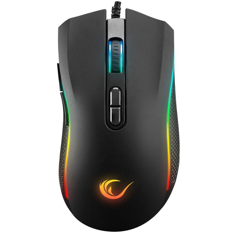 RAMPAGE Gaming Mouse SMX-R44 V2 MACRO BLACK 12800 DPI RGB LED
