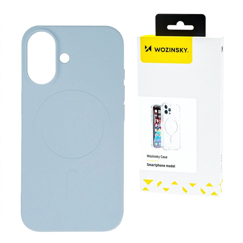 Wozinsky Silicone Case MagSafe Compatible for Samsung Galaxy S24 FE - Blue