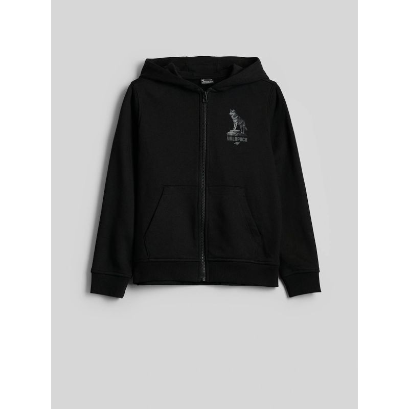 4f Felpa regular hooded