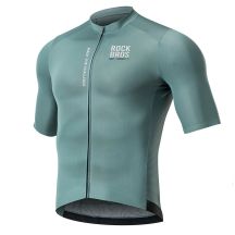 Rockbros Maglia road TO SKY cycling short sleeve gray-blue