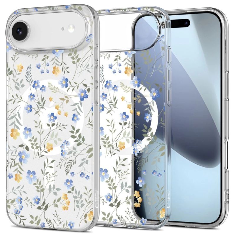 Tech-Protect FlexAir MagSafe Case for iPhone 17 Air - Daisies with Leaves