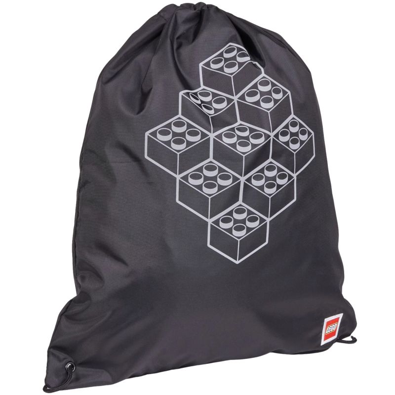 LEGO Bricks Drawstring Bag 10034-2511 Black One size