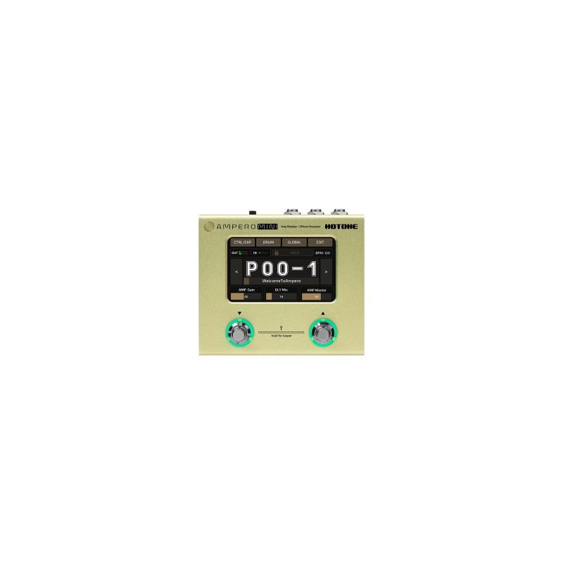 Hotone Ampero Mini (Mustard) - guitar multi-effects pedal