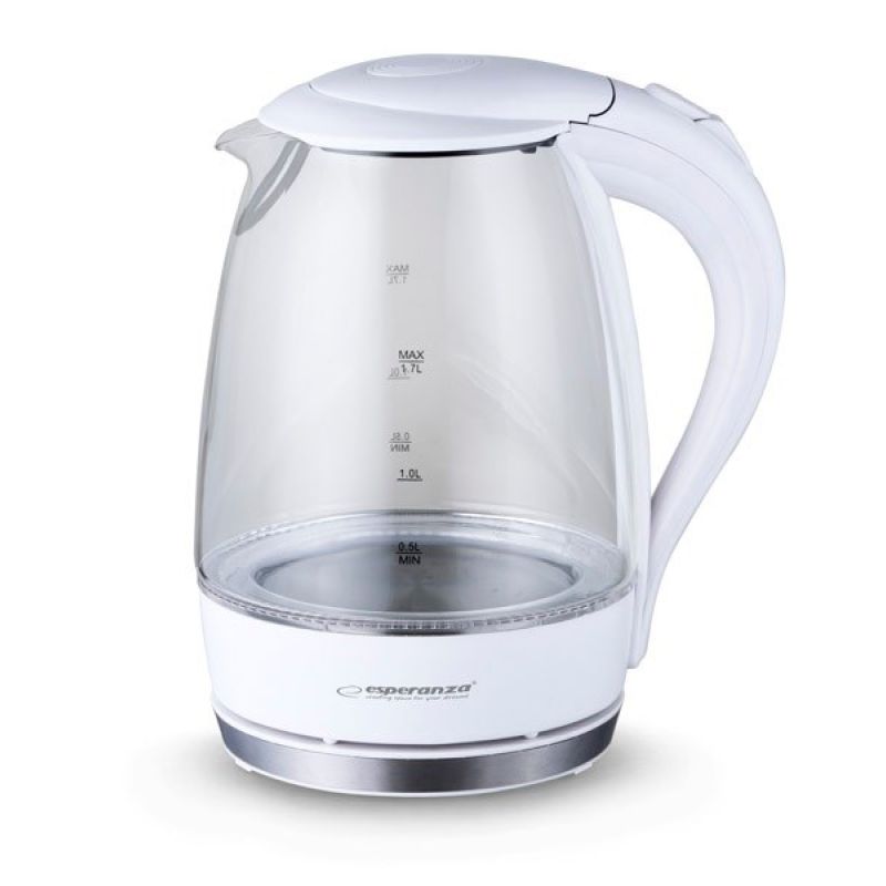 Esperanza Salto Angel EKK011W electric kettle (2200W 1.7l; white)