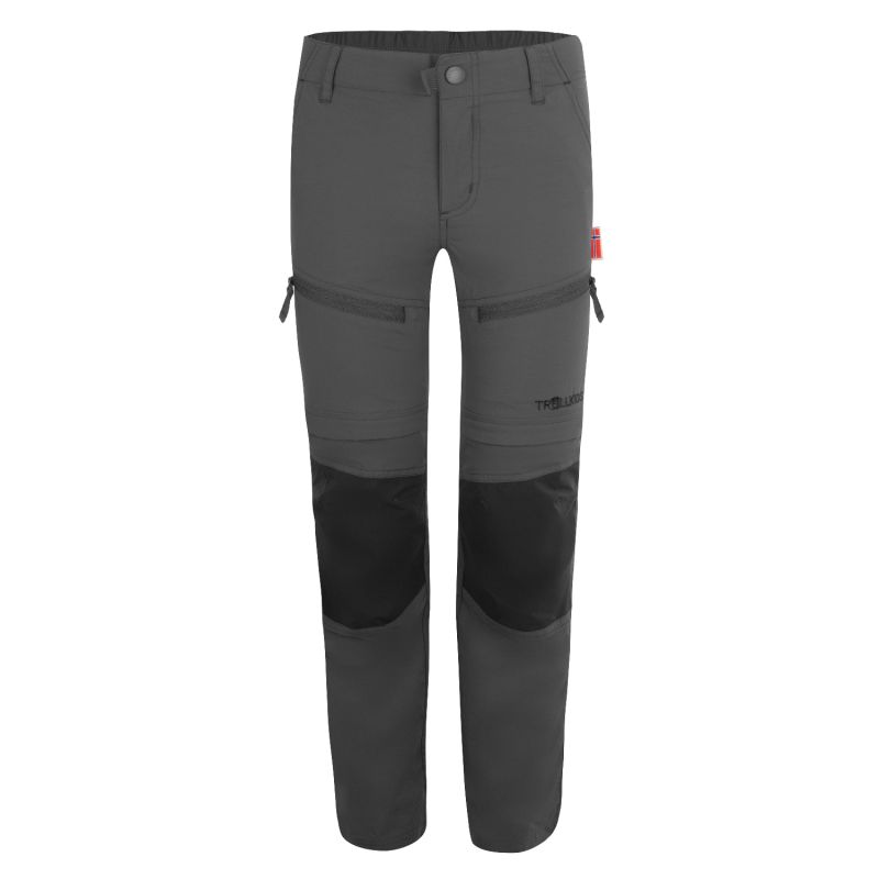 Children’s zip-off trousers for boys/girls Trollkids Kids Nordfjord Zip-off Pants anthracite (852-602)