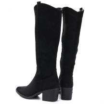 M. Daszyński Stivali suede cowboy with block heel M.Daszyński