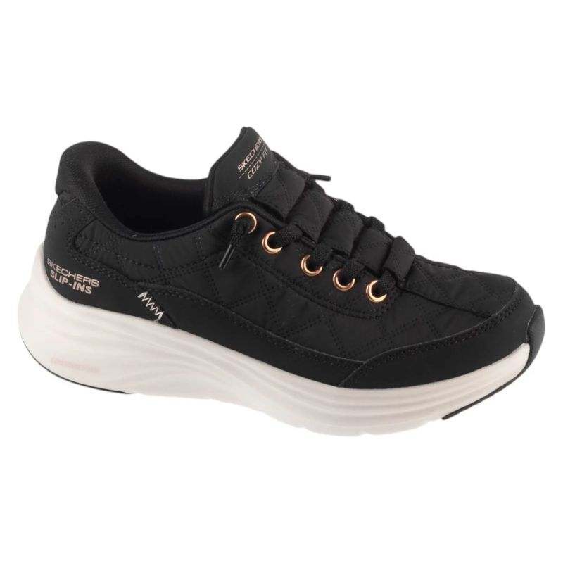 Skechers Slip-ins Contour Foam – Cozy Fit 303949L-BKRG Black, Size 27