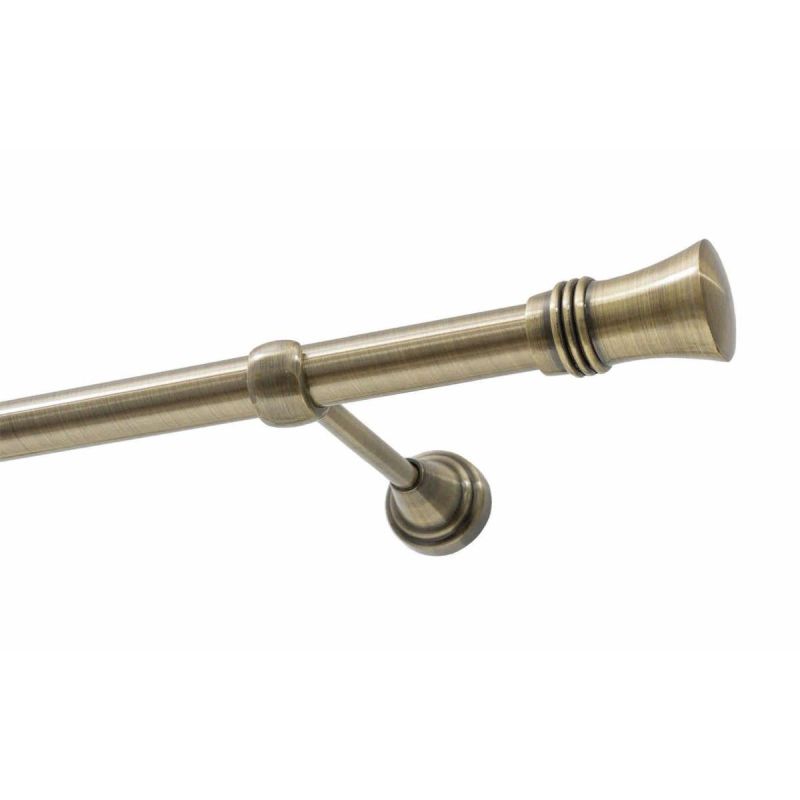 Single Curtain Pole Ø 19 mm Antique Brass 480 cm CAPRI KOWALSKI