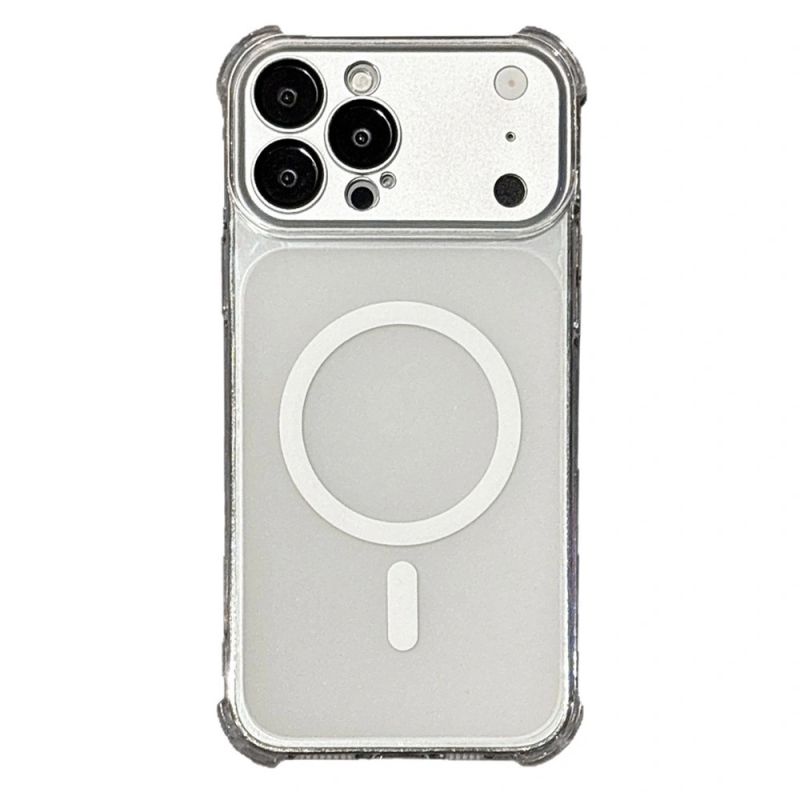 iPhone 18 Pro Max / 17 Pro Max Magnetic TPU Case with Detachable Camera Cover - Transparent