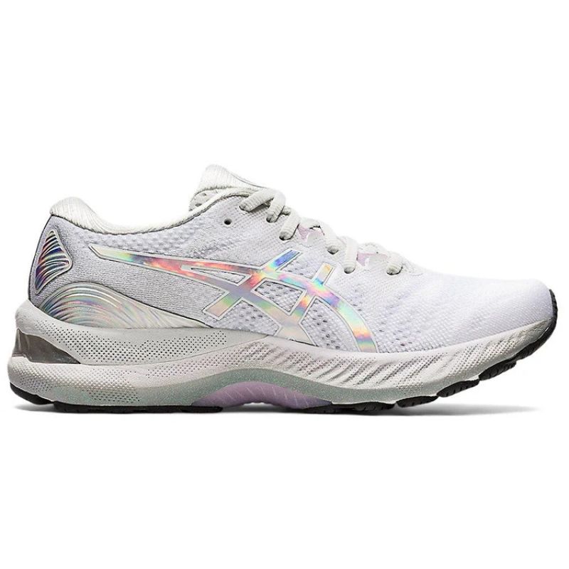 ASICS GEL-NIMBUS 23 PLATINUM GLACIER GRAY/WHITE (1012B132-020)