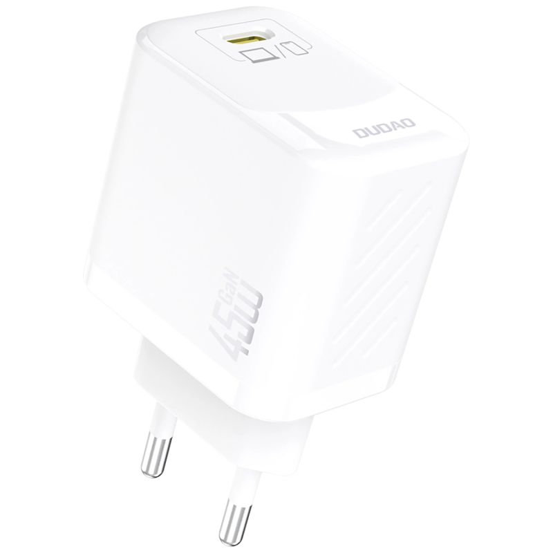 Dudao A28 45W GaN USB-C Wall Charger - White