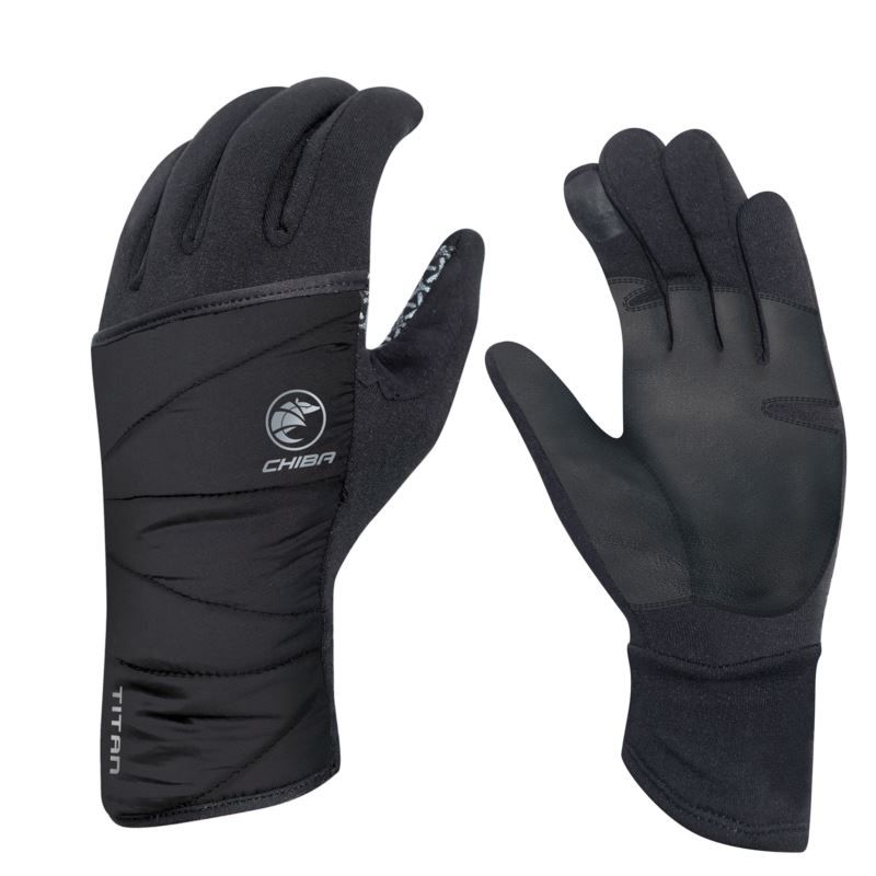 CHIBA POLARFLEECE TITAN Gloves, black, S