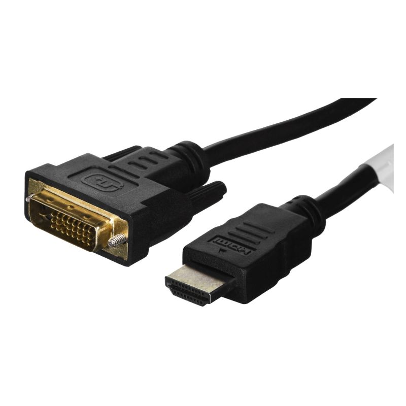 Lanberg CA-HDDV-20CU-0018-BK cable (HDMI M - DVI-D (24+1) M; 1.8m; black)