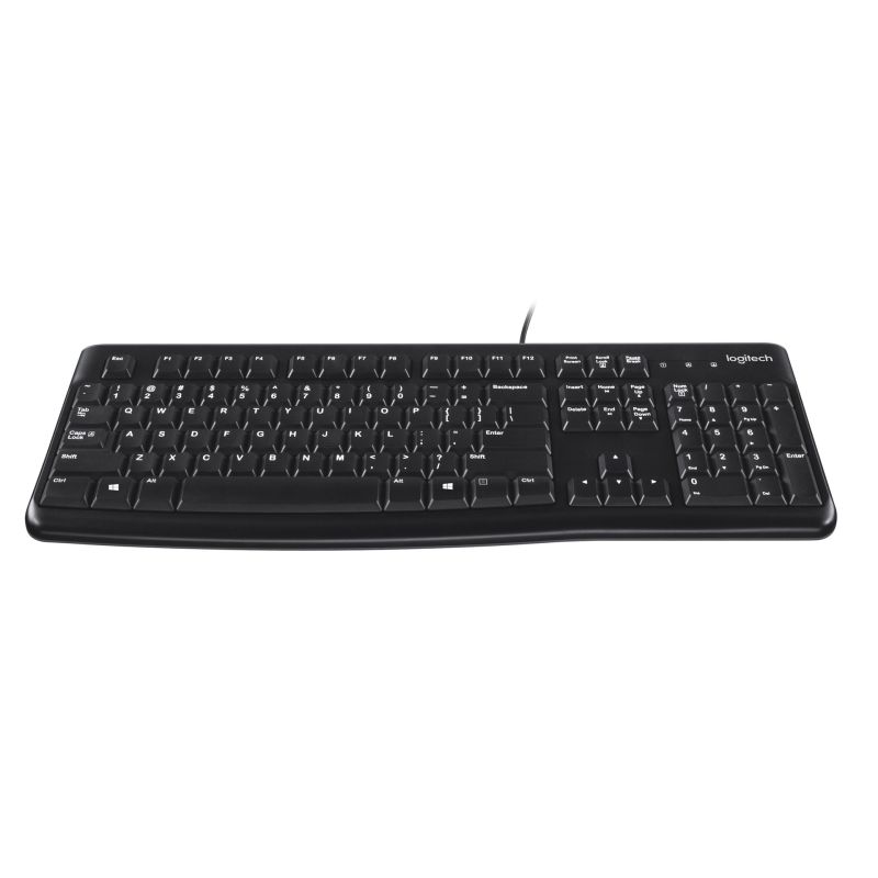 Logitech K120 Membrane Keyboard 920-002479 (USB 2.0; black)