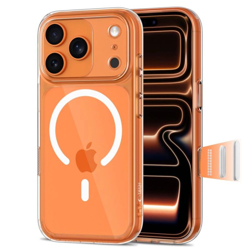 Tech-Protect Magpeak Magsafe CC Case for iPhone 17 Pro - Clear