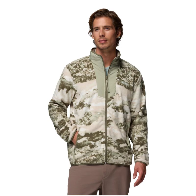 Columbia Sequoia Grove Printed Full-Zip Fleece 2135511399 Green L