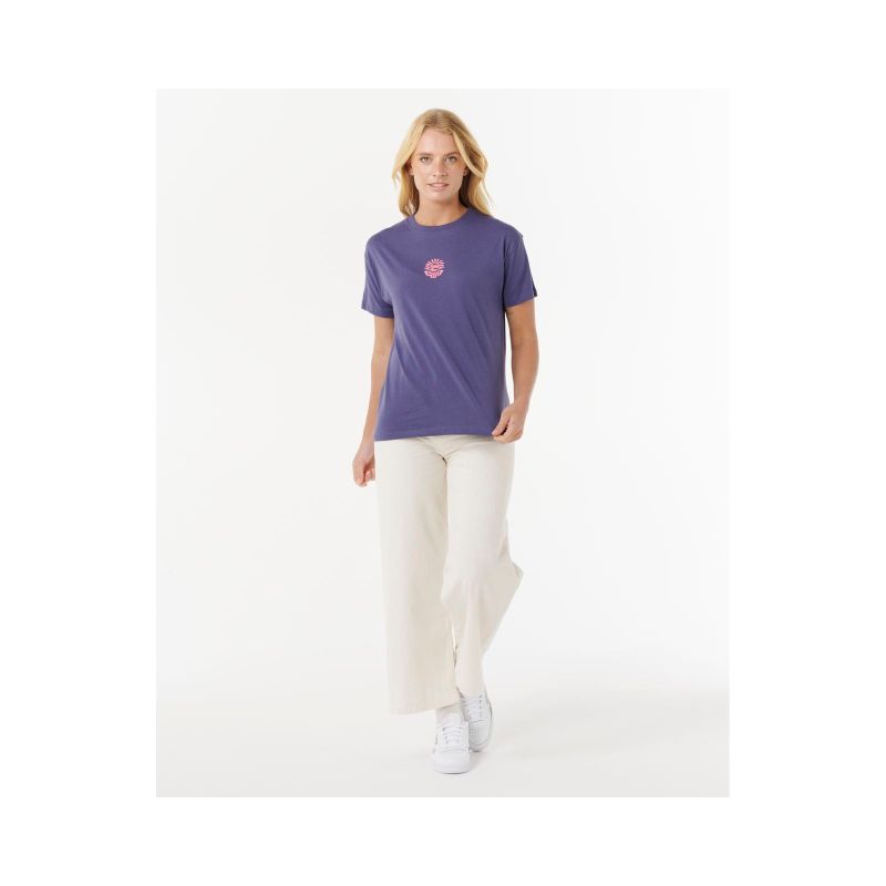 RIP CURL ICONS OF SURF RELAXED TEE T-Shirt blue