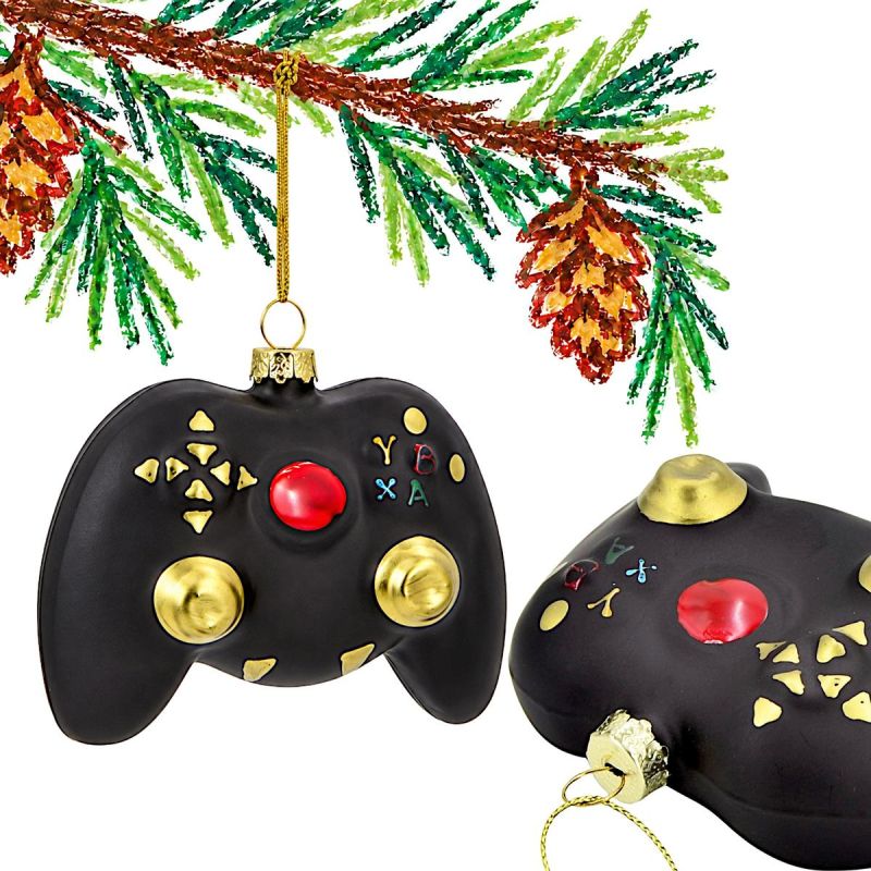 Glass Game Controller Christmas Ornament PAD MICA