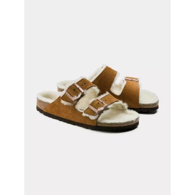 Birkenstock Infradito Arizona Shearling Mink