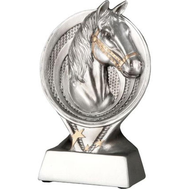 Cast horse figurine - head RS1501