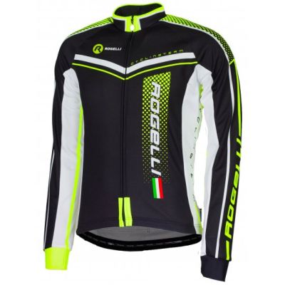 Rogelli Camicia gara mostro fluor long sleeve