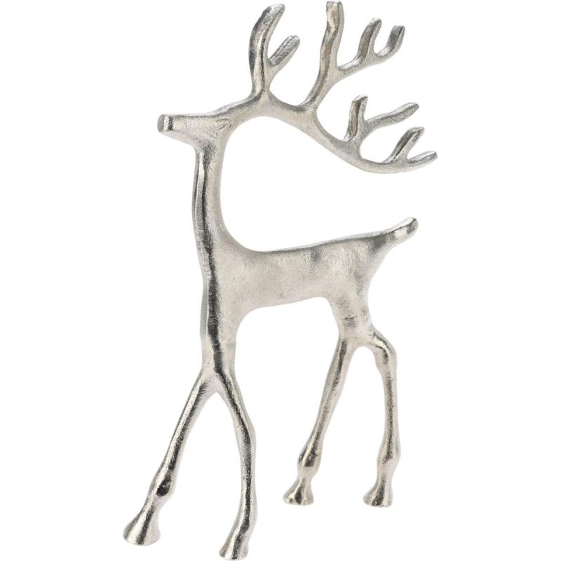DECORATIVE METAL REINDEER 21x40CM