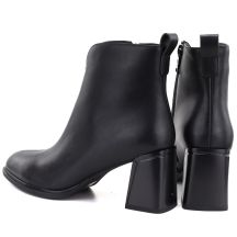 Vinceza Stivali leather high-heeled ankle Vinceza