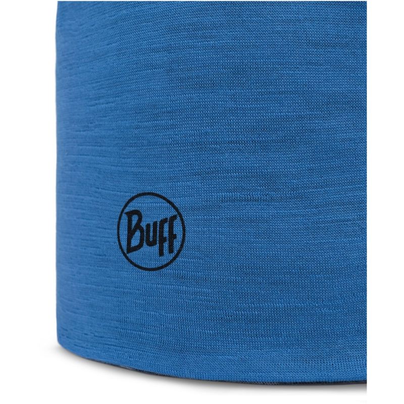 Kids’ Hat BUFF MERINO LIGHTWEIGHT BEANIE MULTISTRIPES ROYAL-GRAPHITE one size