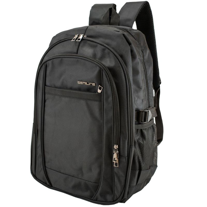 BLACK LAPTOP BACKPACK SEMI LINE