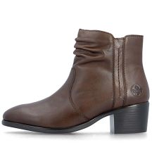 Rieker Stivali leather ankle on block heel Rieker