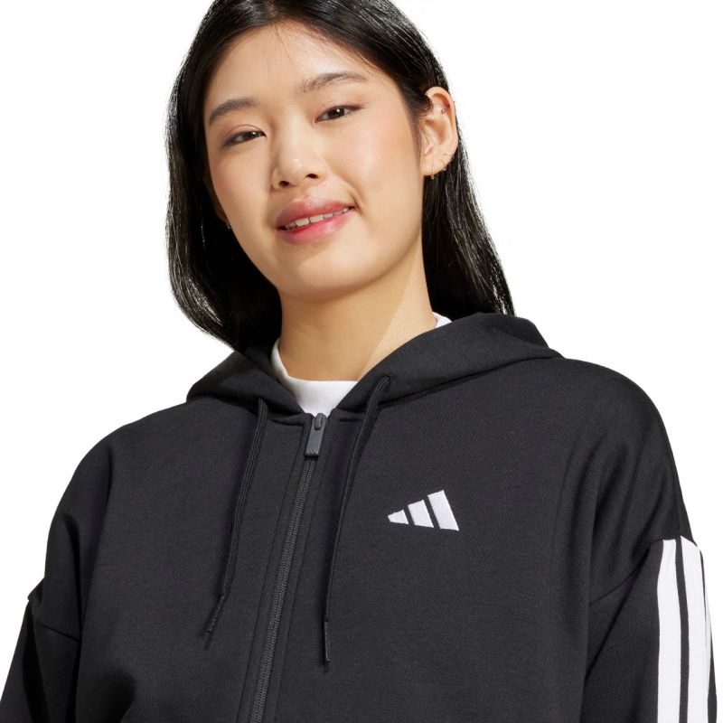 adidas Felpa con cappuccio Essentials Stripes Full Zipp