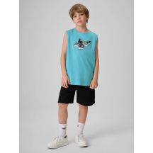 4f Maglietta regular sleeveless with print