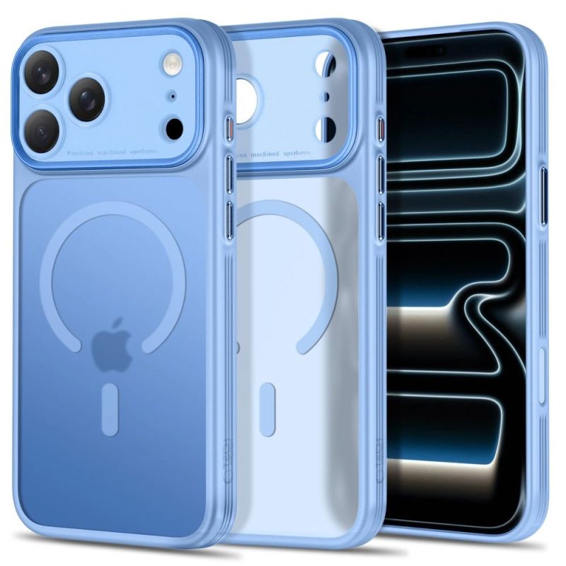 Tech-Protect MagPrime MagSafe CC case for iPhone 18 Pro / 17 Pro - light blue matte