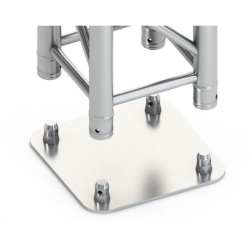 STAND4ME BASE QUADRO ALU 290 31x31 SILVER
