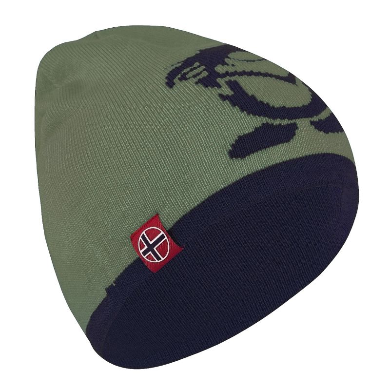 Trollkids Kids Troll Beanie Knitted Winter Hat for Girls/Boys Green (920-335)