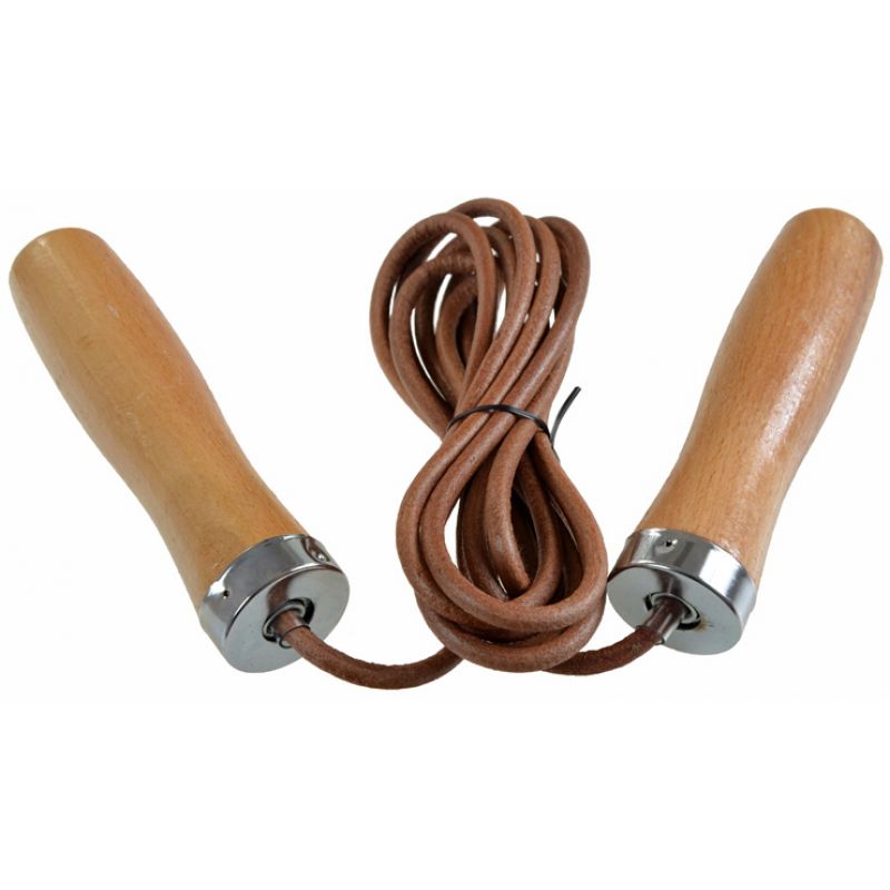 Leather skipping rope PROFIT DROP DK 1019