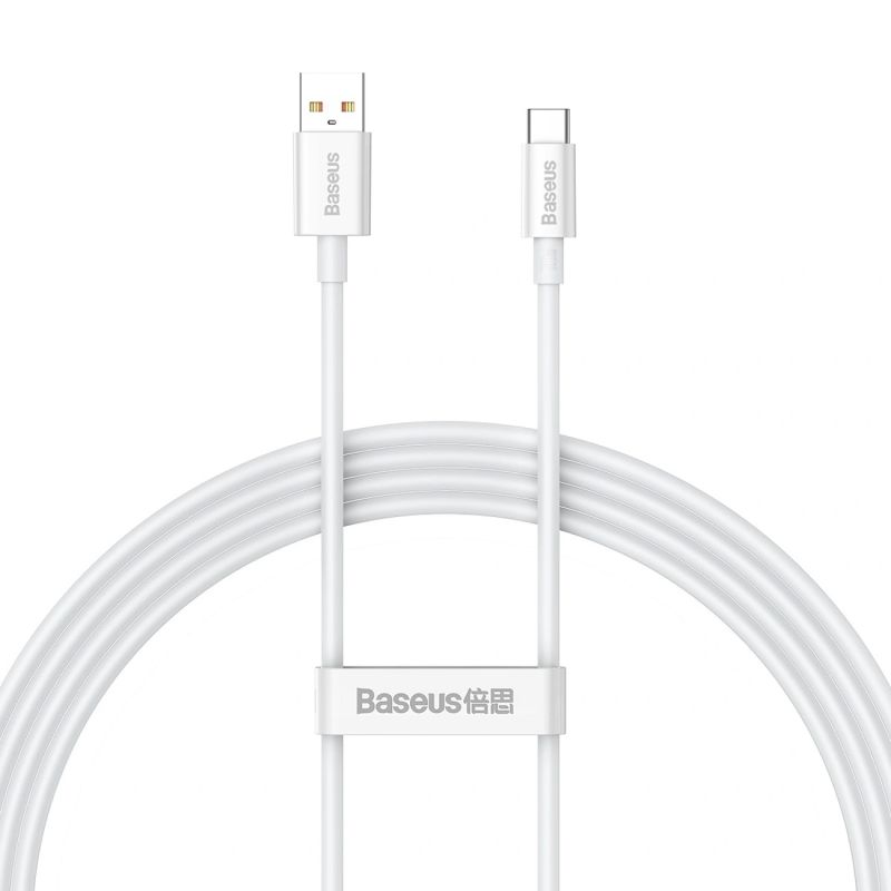 Baseus Superior Series USB-A - USB-C 100W Cable 1.5m - White