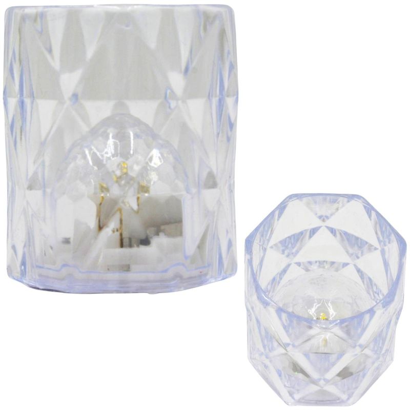 MINI DECORATIVE LAMP 6 CM TRANSPARENT WARM WHITE 1 LED