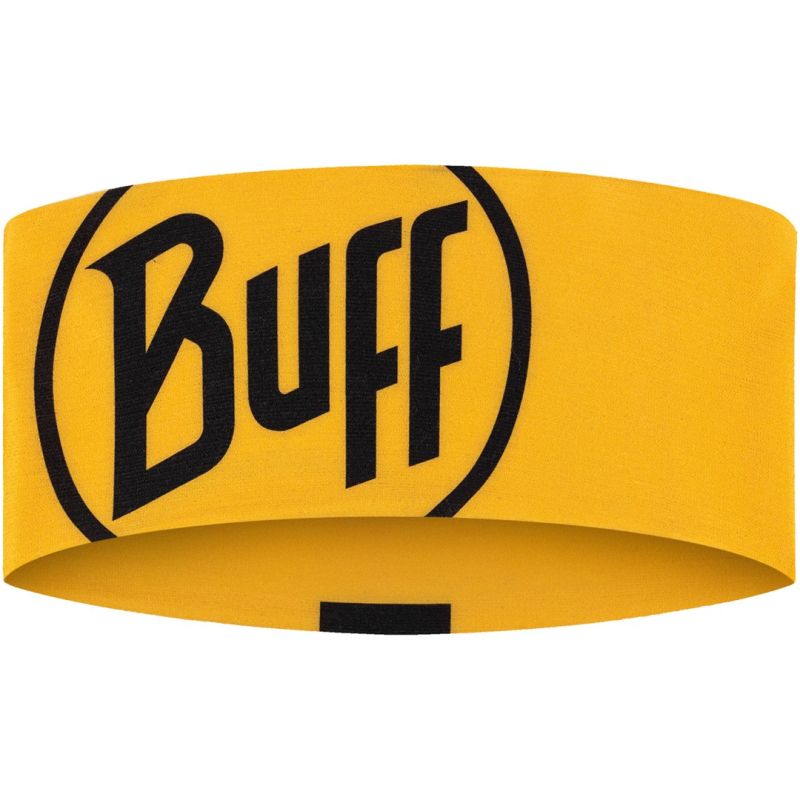 BUFF COOLNET UV® WIDE HEADBAND LOGO YELLOW – One Size
