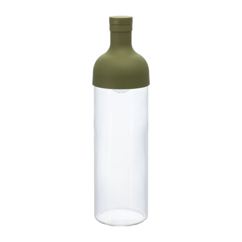 HARIO Cold Brew Tea 750ml Filter Bottle, Dusty Green