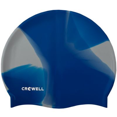 Crowell Cappello Multi Flame Silicone Swimming, col.