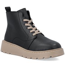 Rieker Stivali leather ankle on platform Rieker