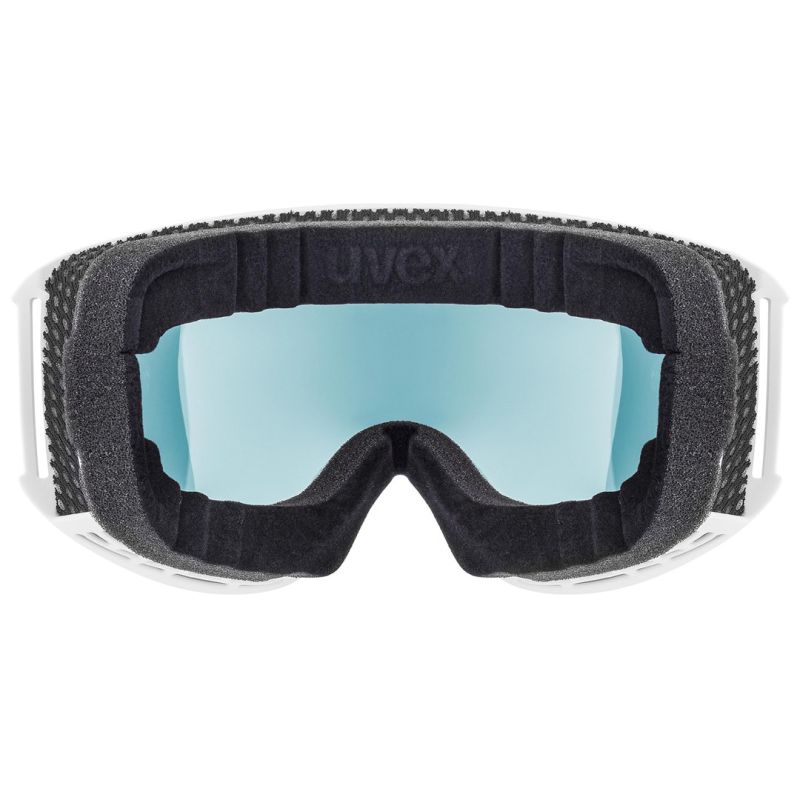Uvex topic FM spheric winter sports goggles White Unisex Blue, Yellow Spherical lens